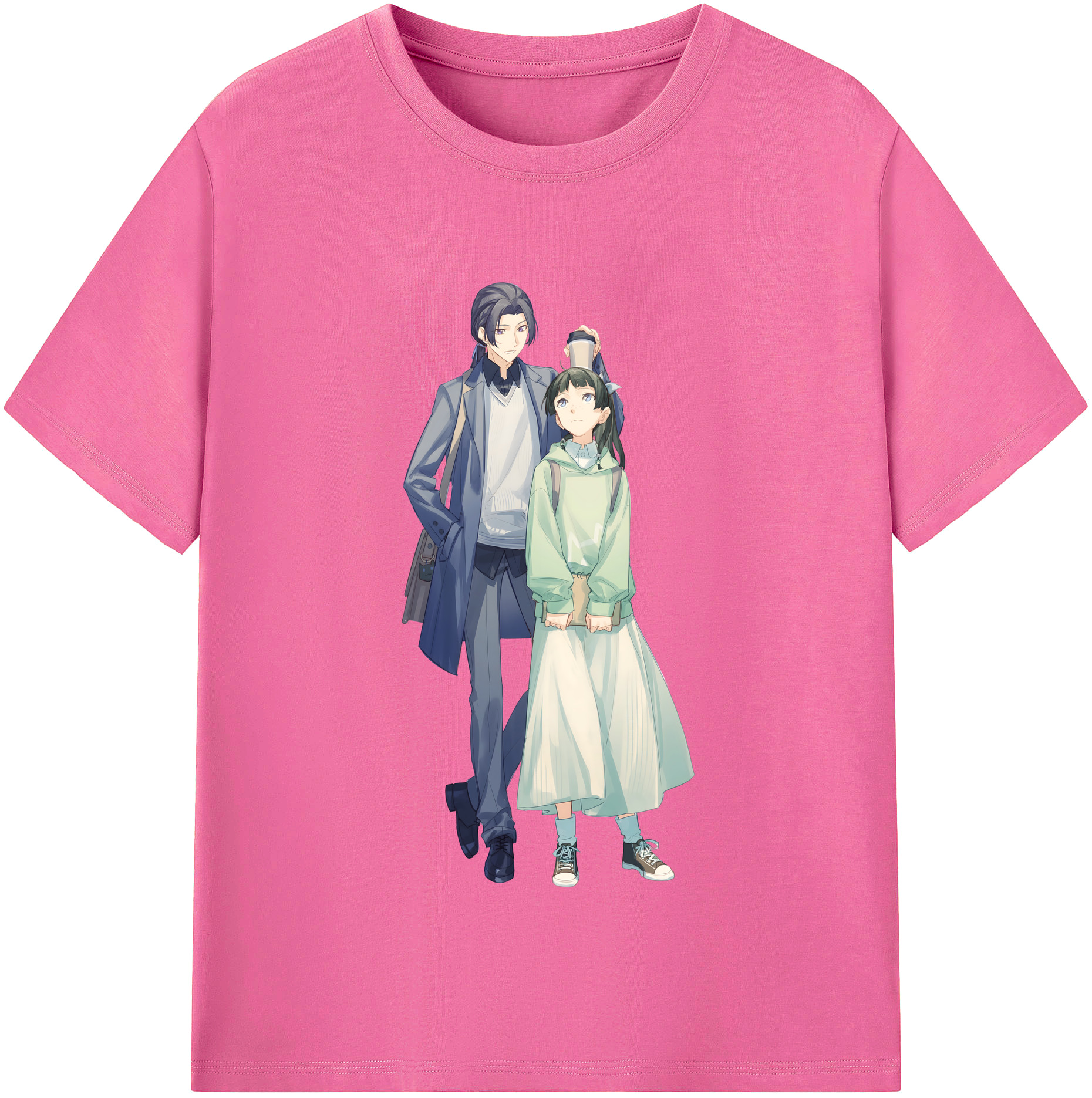 （画像用） 薬屋のひとりごと The Apothecary Diaries レディースカジュアルプリントTシャツ（綿100％）